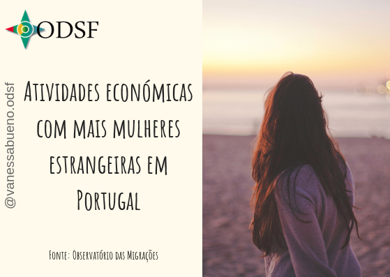 Atividades económicas com mais mulheres estrangeiras em Portugal