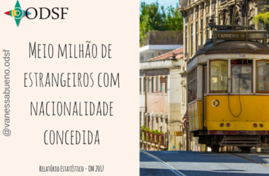 [info PT] Meio milhão de estrangeiros com nacionalidade concedida